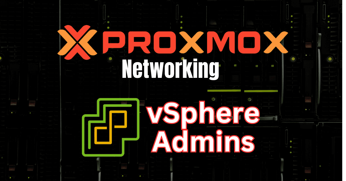 Administradores do Proxmox Networking para VMware vSphere