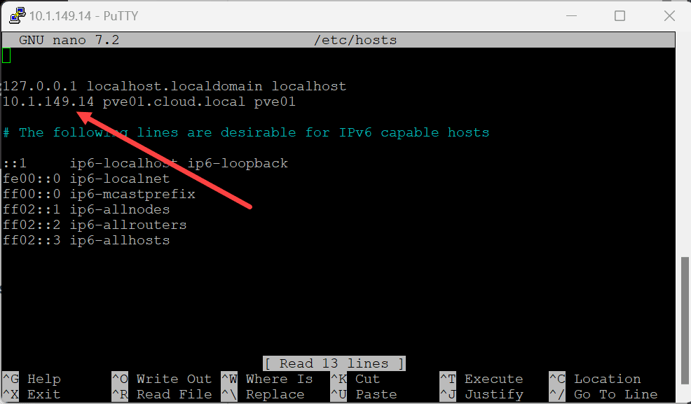 Alterando o arquivo hosts do Linux