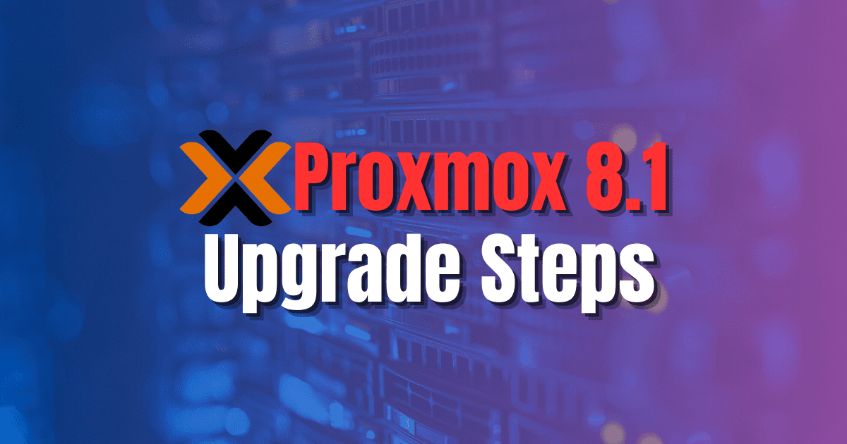 Atualize o Proxmox Host para 8.1: tutorial e etapas