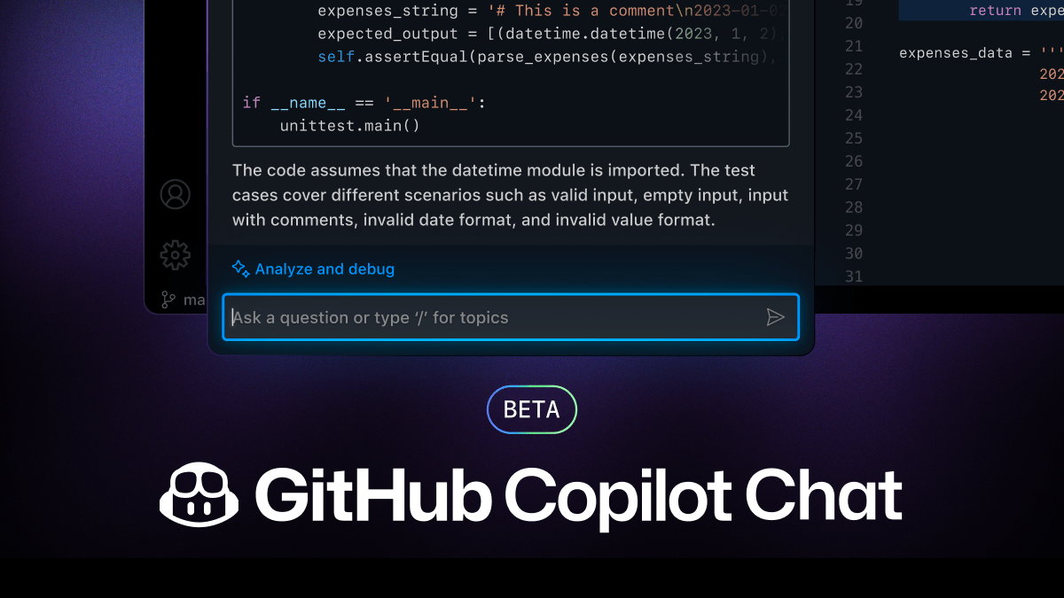 GitHub anuncia versão beta pública da integração do Copilot Chat IDE
