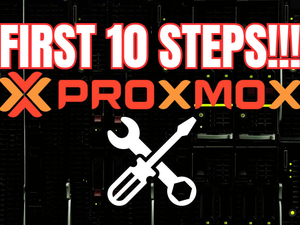 Primeiras 10 etapas que faço no Proxmox em 2024