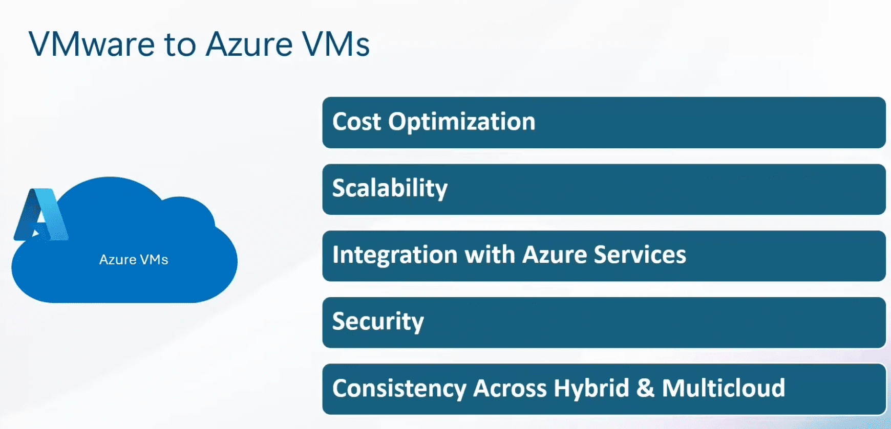 Benefícios e vantagens do Azure VMs nativo