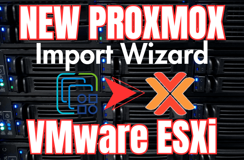 Novo assistente de importação Proxmox para migração de VMs VMware ESXi