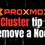 Proxmox remove nó do cluster incluindo Ceph