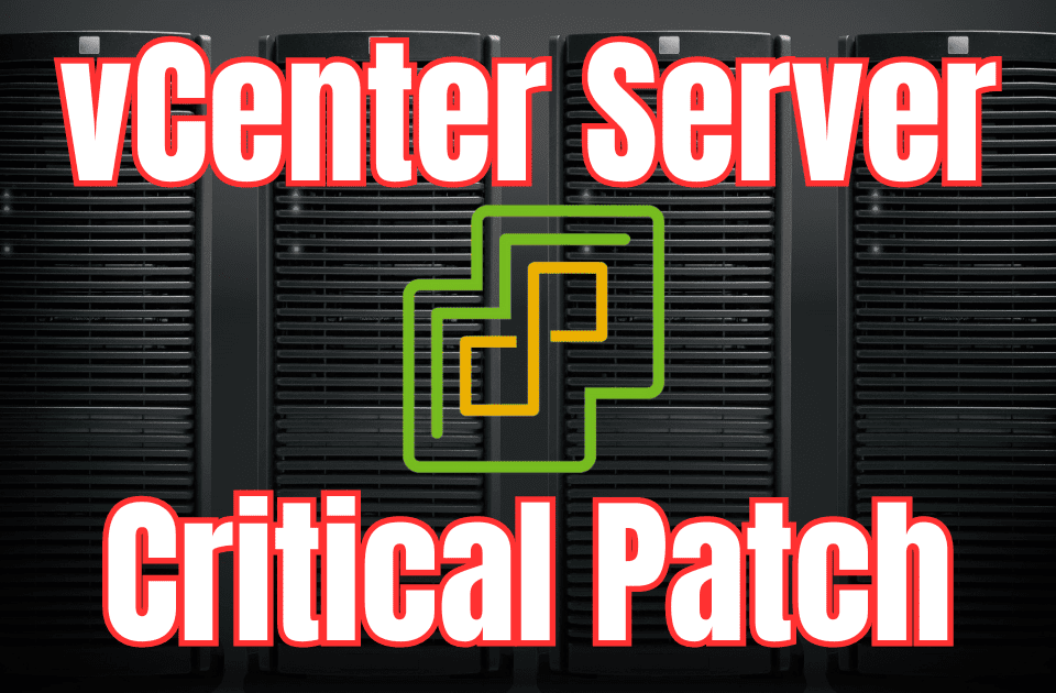 Etapas de atualização de patch crítico do VMware vCenter Server VMSA-2024-0012